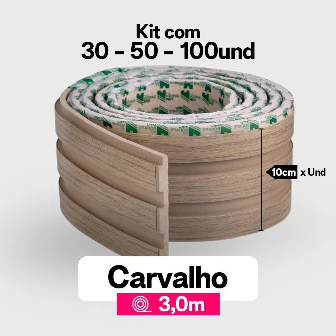 Kit Painel Ripado Autocolante 3M Laminado | Linha Madeto | DIY