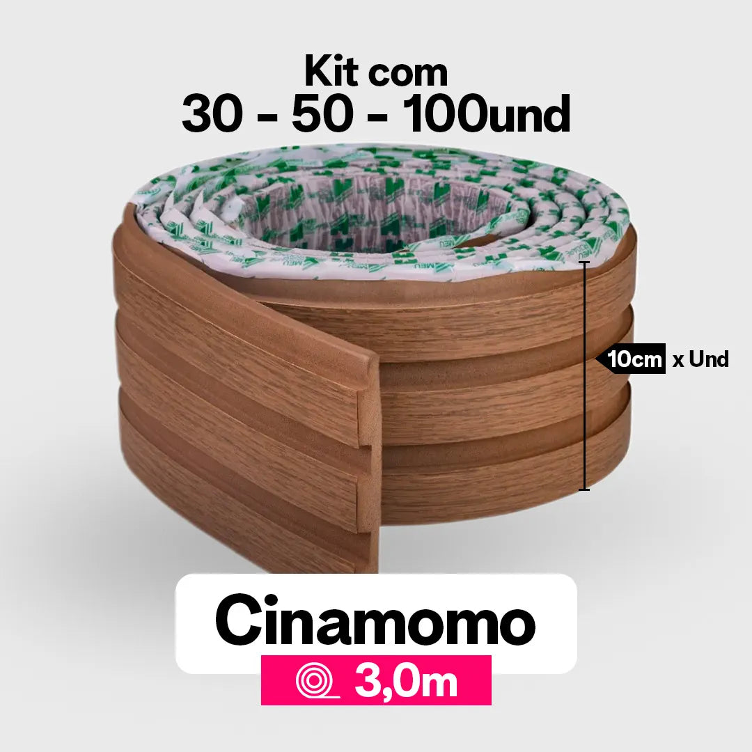 Kit Painel Ripado Autocolante 3M Laminado | Linha Madeto | DIY