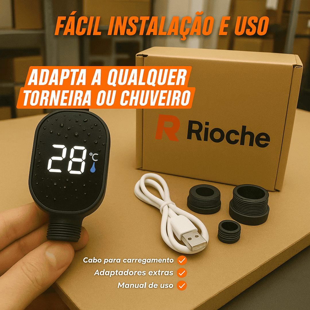 Aquecedor de Água Elétrico - Temperatura Máxima 60 °C + PROMOÇÃO (Compre 1 Leve 2)